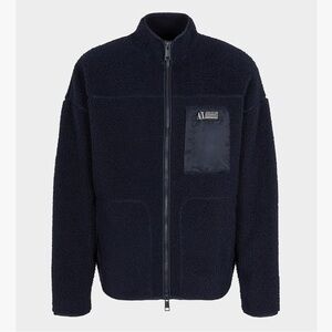 Armani Exchange Black Fleece Jacket